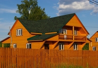 Просторный деревянный дом из бруса в Дарьино